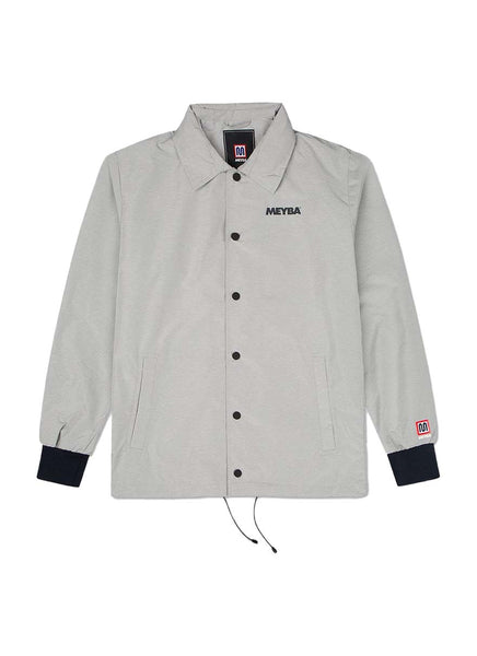 SHELL COACH JACKET【GREY】 – MEYBA Japan Official SHELL COACH JACKET【GREY】 – MEYBA Japan Official