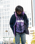 TIE DYE SWEAT HOODY【NAVY/PURPLE】