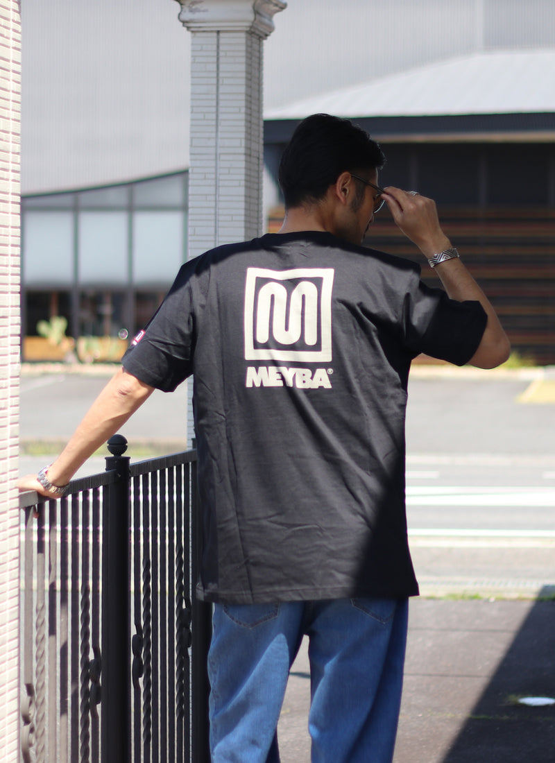 MEYBA NOCHE DISCHARGE TEE【BLACK】
