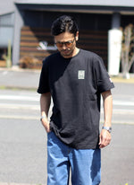 MEYBA NOCHE DISCHARGE TEE【BLACK】