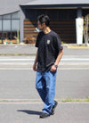 MEYBA NOCHE DISCHARGE TEE【BLACK】