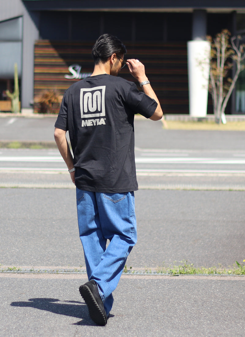 MEYBA NOCHE DISCHARGE TEE【BLACK】