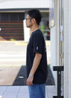 MEYBA NOCHE DISCHARGE TEE【BLACK】