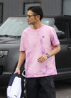 COTTON TIE DYE TEE【PURPLE/PINK】