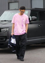 COTTON TIE DYE TEE【PURPLE/PINK】