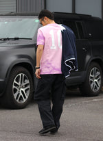 COTTON TIE DYE TEE【PURPLE/PINK】