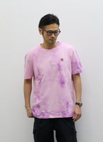 COTTON TIE DYE TEE【PURPLE/PINK】