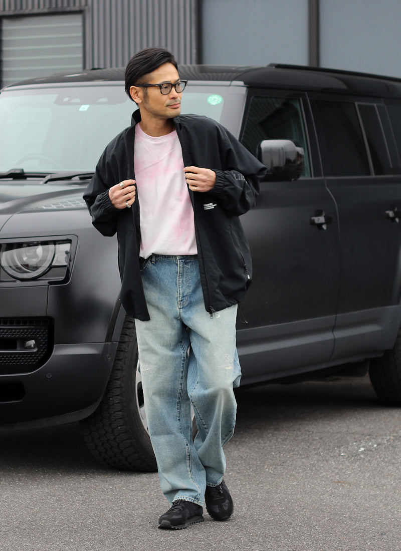 COTTON TIE DYE TEE【PINK/WHITE】