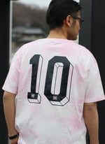 COTTON TIE DYE TEE【PINK/WHITE】