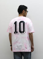 COTTON TIE DYE TEE【PINK/WHITE】