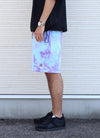 TIE DYE SWEAT SHORT【SKY/PURPLE】
