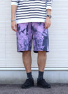 TIE DYE SWEAT SHORT【NAVY/PURPLE】