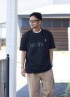 COLD DYE TEE【BLACK】