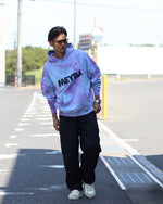 TIE DYE SWEAT HOODY【SKY/PURPLE】