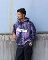 TIE DYE SWEAT HOODY【NAVY/PURPLE】