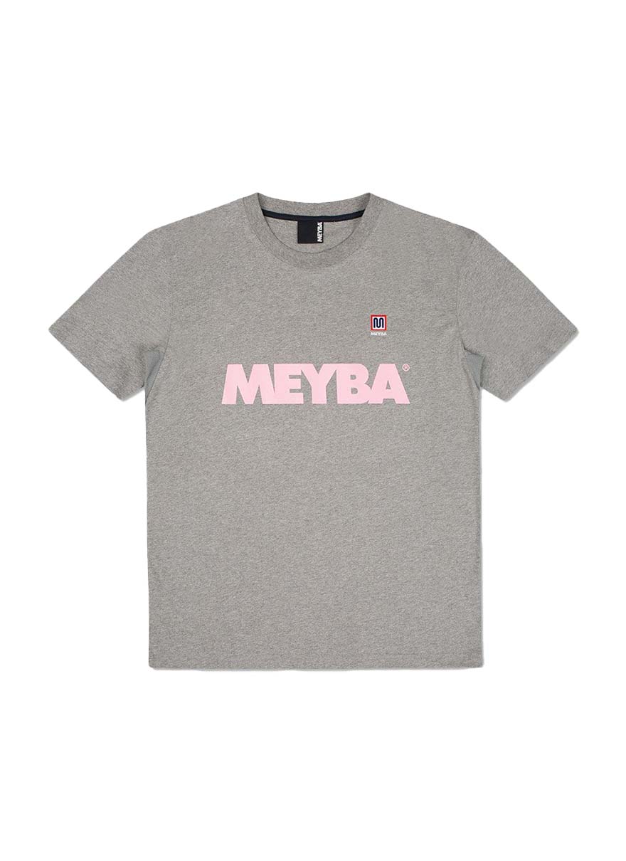 MEYBA BRAND TEE【GRAY/PINK】 – Meyba Japan Official