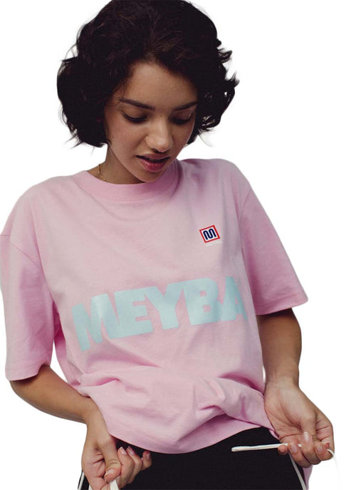 MEYBA BRAND TEE【PINK】