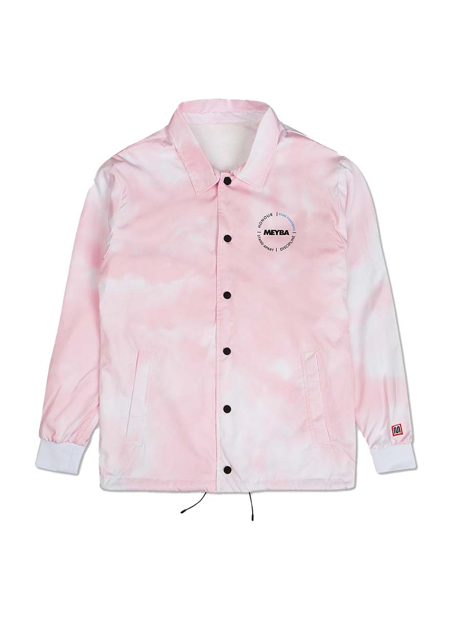 TIE DYE COACH JACKET【WHITE/PINK】 – MEYBA Japan Official