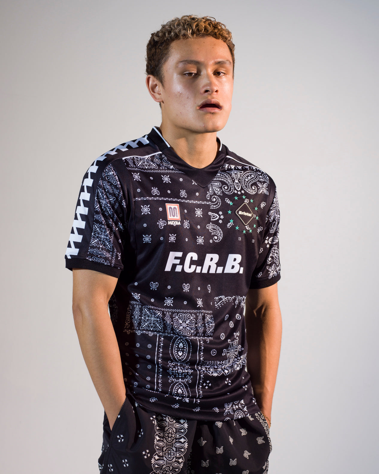 MEYBA×FCRB JERSEY【BLACK】 – Meyba Japan Official