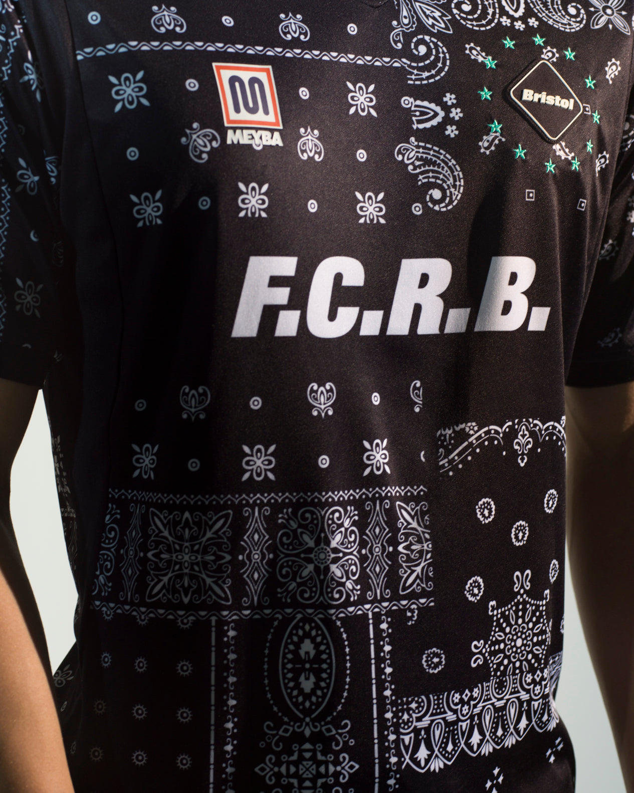 F.C.Real Bristol MEYBA GAME SHIRT 黒 LTシャツ/カットソー(半袖/袖なし)