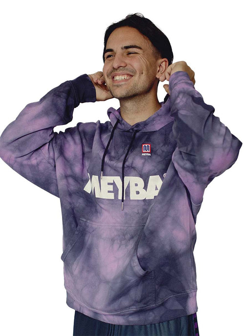 TIE DYE SWEAT HOODY【NAVY/PURPLE】