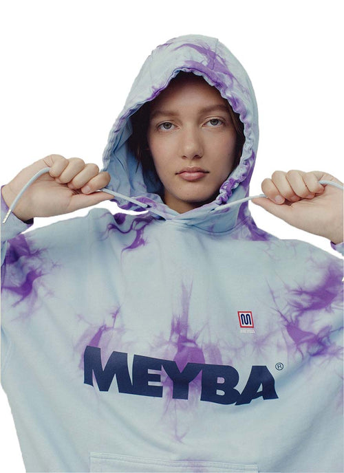 TIE DYE SWEAT HOODY【SKY/PURPLE】